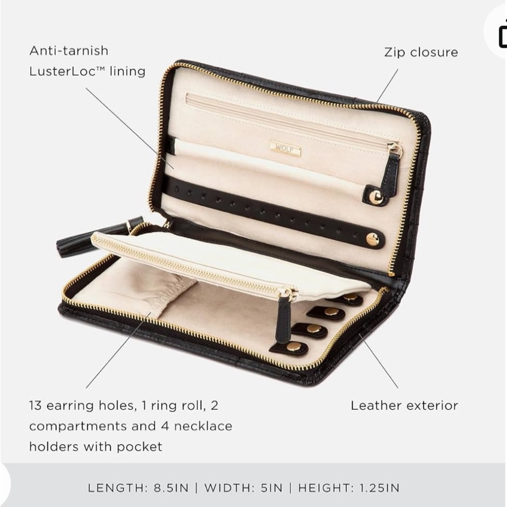 WOLF Caroline Jewelry Case